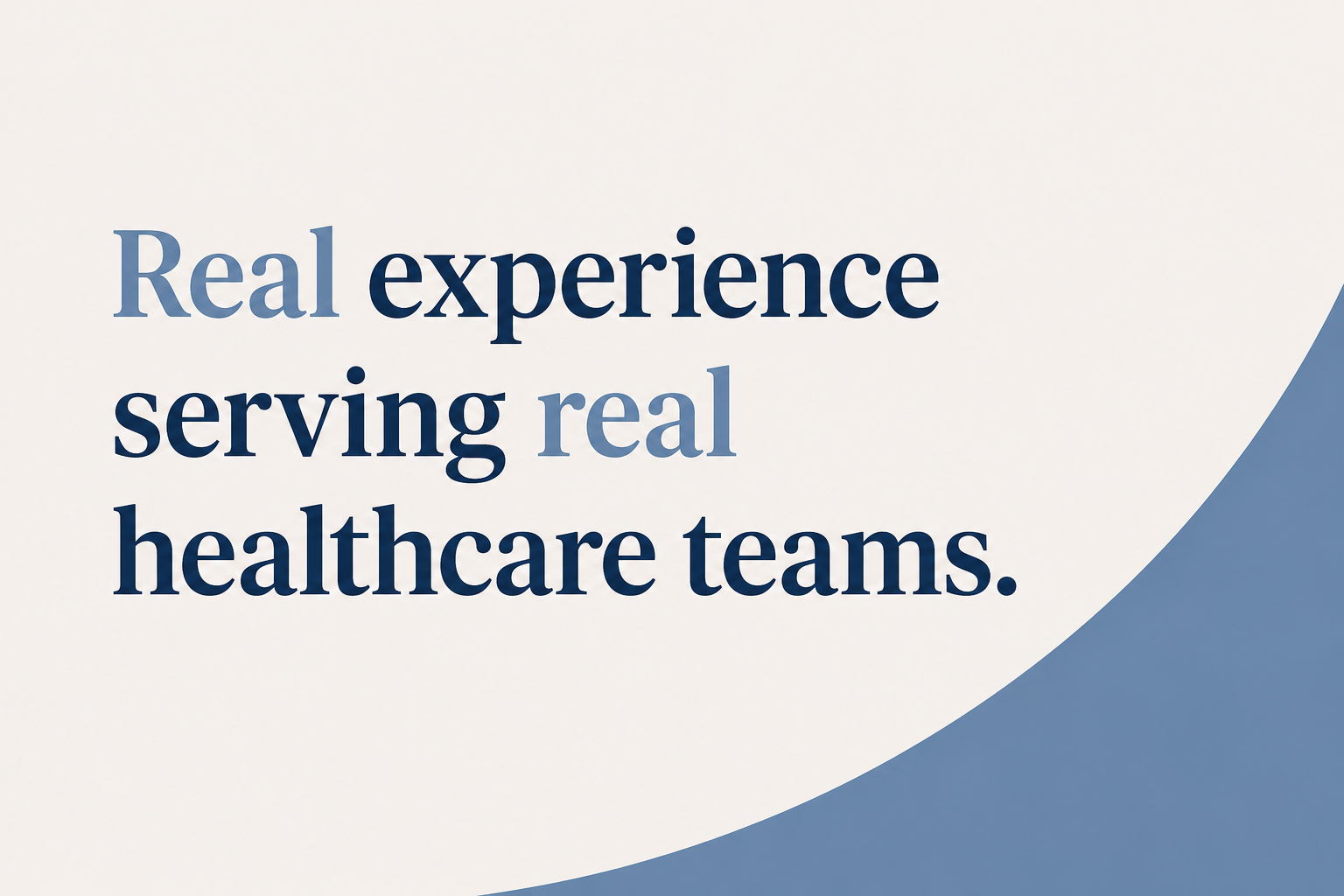 Why Healthcare Software Requires Industry Vets